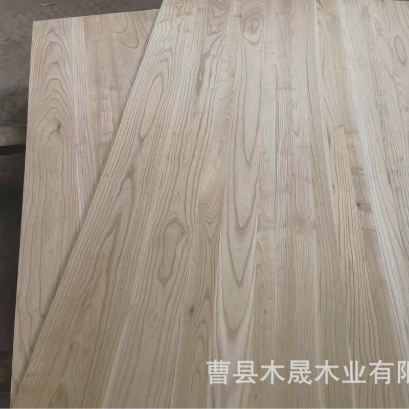 吧台桌木直拼板家装木质材料梓木实木拼板原木大板楸面板实木板片