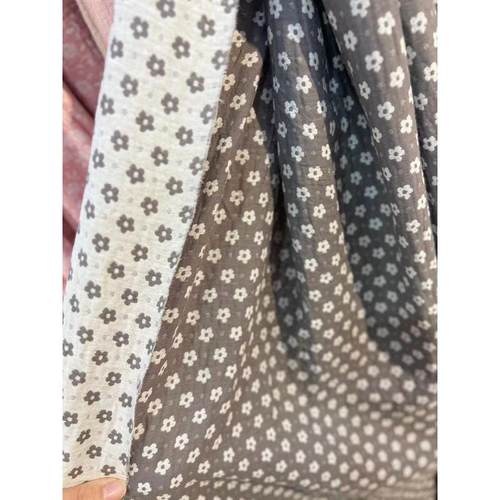 慕岚色织双层纱提花碎花韩床上四件套系床单布料厂家直销现货