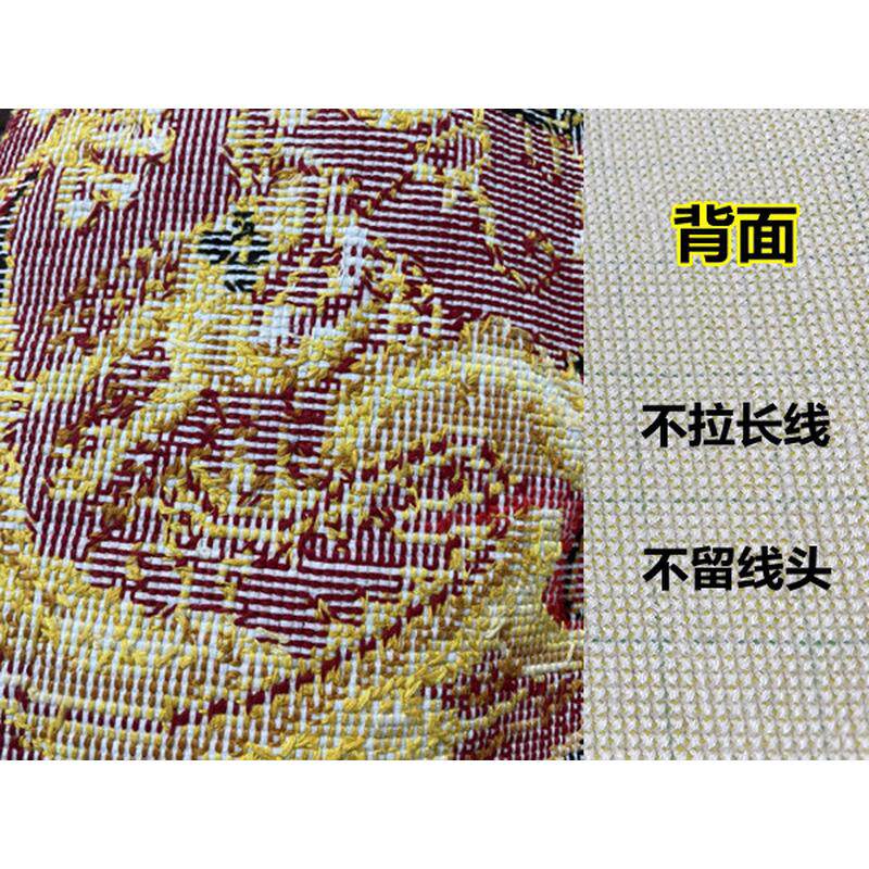 6buj纯手工帮代绣十字绣套件绣选图马到成功大幅客厅印