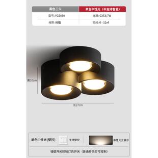 走廊灯入户过道灯吸顶灯简约玄关led筒灯无主灯客厅灯照明卧室灯