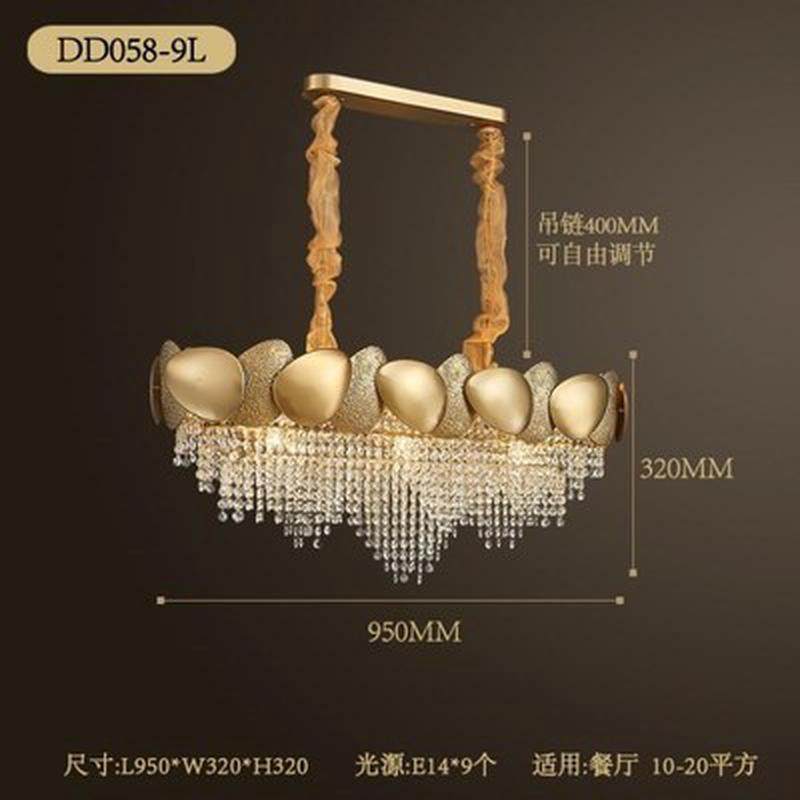 灯具轻奢水晶吊灯2020新款客厅餐厅卧室样板房高档设计师现代批发