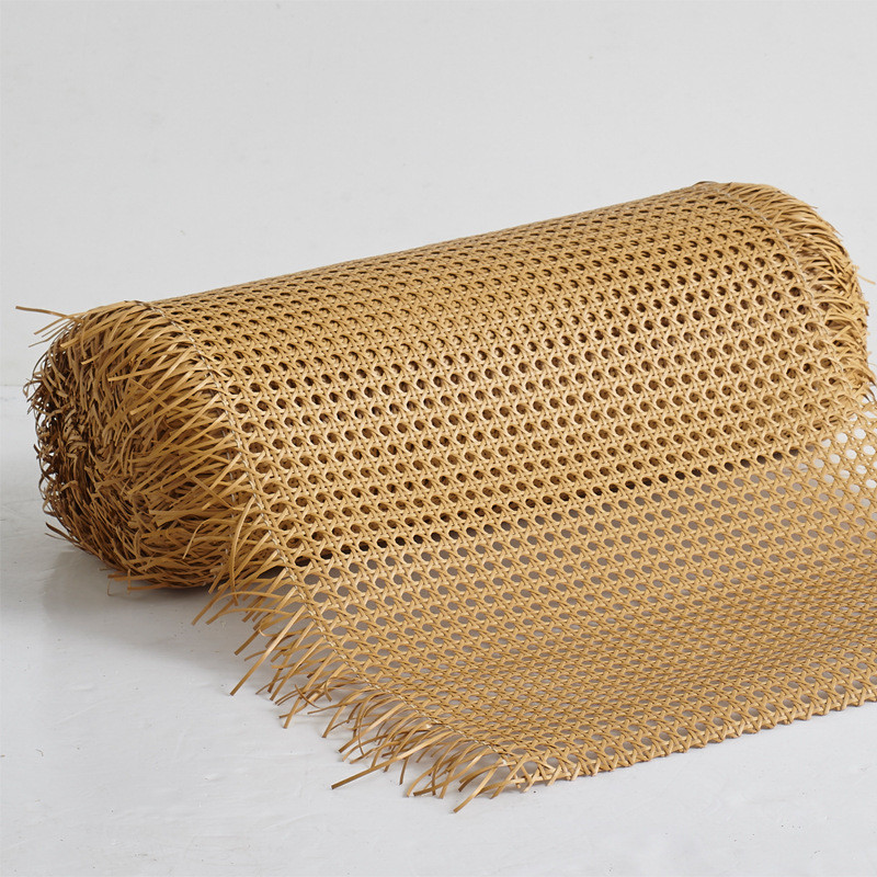 藤编材料飞扬pe胶仿藤手工编织网diy六八角吊顶贴面装饰家具眼笪