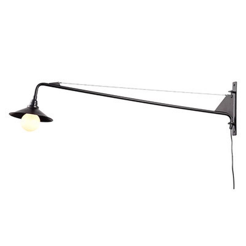 loft美式复古长杆壁灯客厅创意个性卧室灯床头铁艺摇臂悬壁灯工业