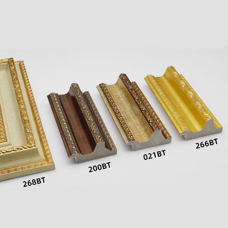 欧美式带花纹diy数字油画画框线条装饰画相框条装裱挂画加工画框