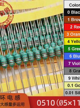 色环电感0510-33/47/68/100150/151220/221330/331470UH/471