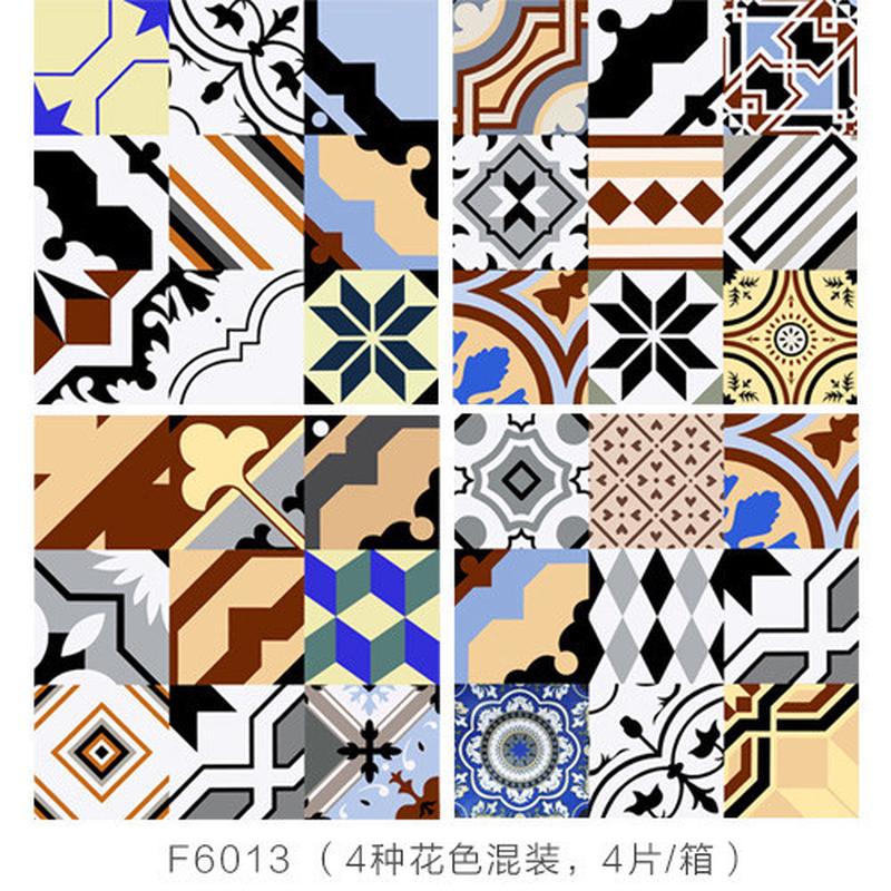 600x600mm花砖餐厅民宿地板砖仿古砖KTV哑光拼花瓷砖工程连锁店