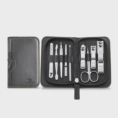 进口777便携式指甲剪套装通用9件套平口基础修护美甲工具