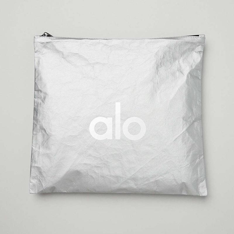 aloyoga包小号休闲干湿分离包健身拉链袋方形手机收纳袋便携式小