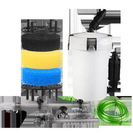 小型鱼缸过滤器过滤桶603b水族箱设备缸外小型前置外置静音三合一