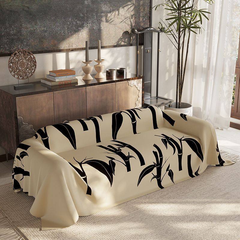 新中式沙发盖布轻奢高级感四季通用沙发巾防尘防猫抓全盖套罩盖巾