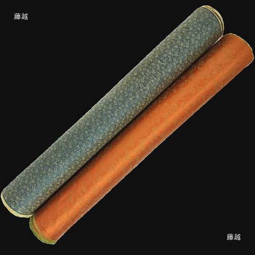 字画装裱材料加厚高温绫布自带胶膜韩绫手工机裱电熨斗裱画用