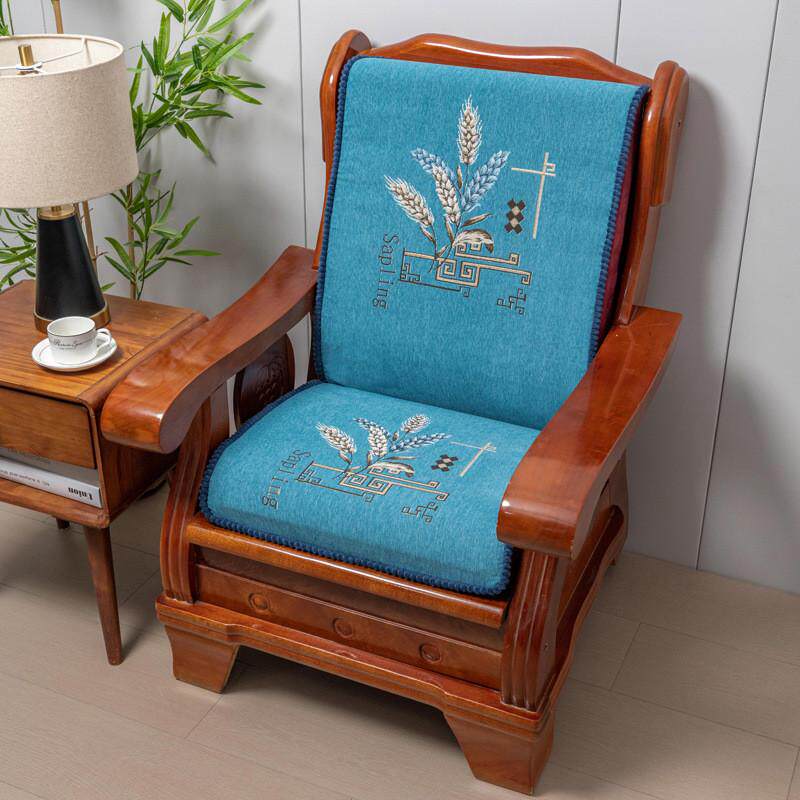 老式实木沙发坐垫单人一体座垫硬椅子靠垫春秋椅靠背红木海绵垫子