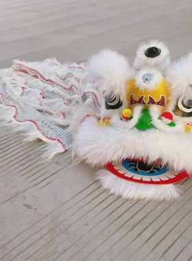 羊毛舞狮头可眨眼套装塑料幼儿童舞狮子醒狮南狮幼儿表演双人舞狮