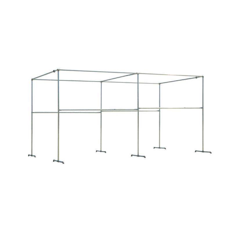 加粗钢管家用晾衣架阳台晒被架室外落地楼顶宿舍大型晾被架凉新品