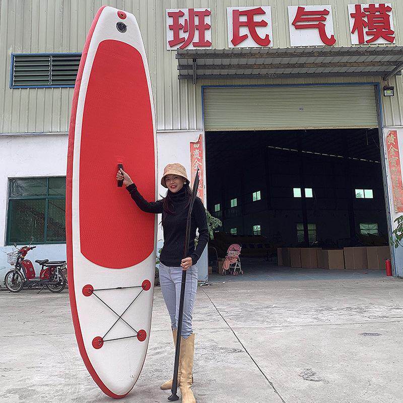 冲浪板SUP站立划水板成人水上浆板平衡浮板充气冲浪板PVC