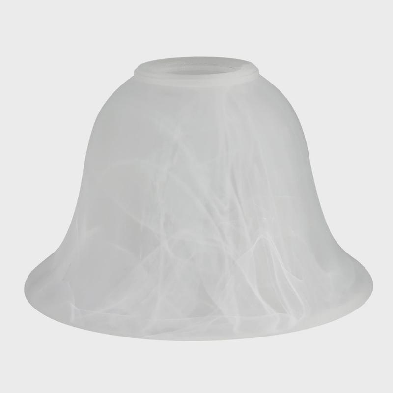 云彩磨砂白玻璃灯罩4.2cm口径适用吊灯壁灯吸顶灯泡沫包装