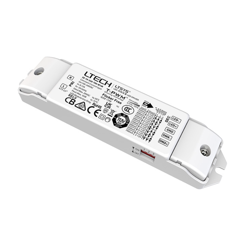 LTECH雷特DMX调光调色横流筒射灯恒压灯带驱动电源/调光开关电源