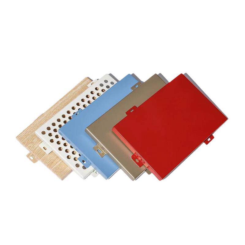 木纹铝板外墙门头幕墙穿孔勾搭铝板墙板镂空装饰彩绘全氟碳铝单板