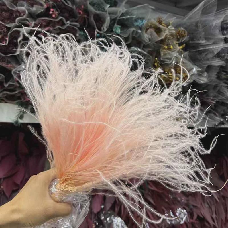 【羽毛草】大把小花束配材柔丝浪漫草l草干花花材羽毛草
