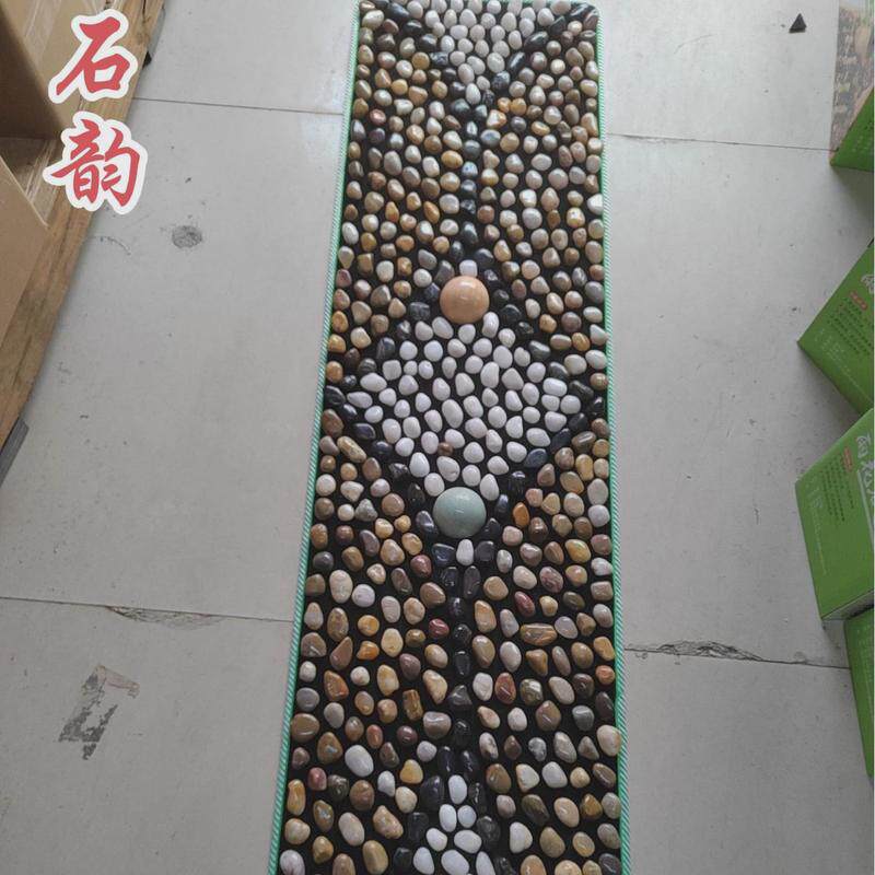 一体雨花石足底按摩垫石子路垫子鹅卵石石头路路石头按摩步道
