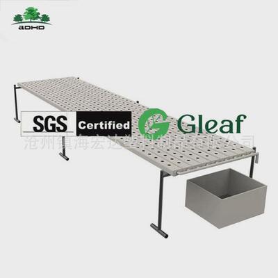 水培叶菜用开盖打孔带定植篮内置水循环PVC长方形塑料方形水培管