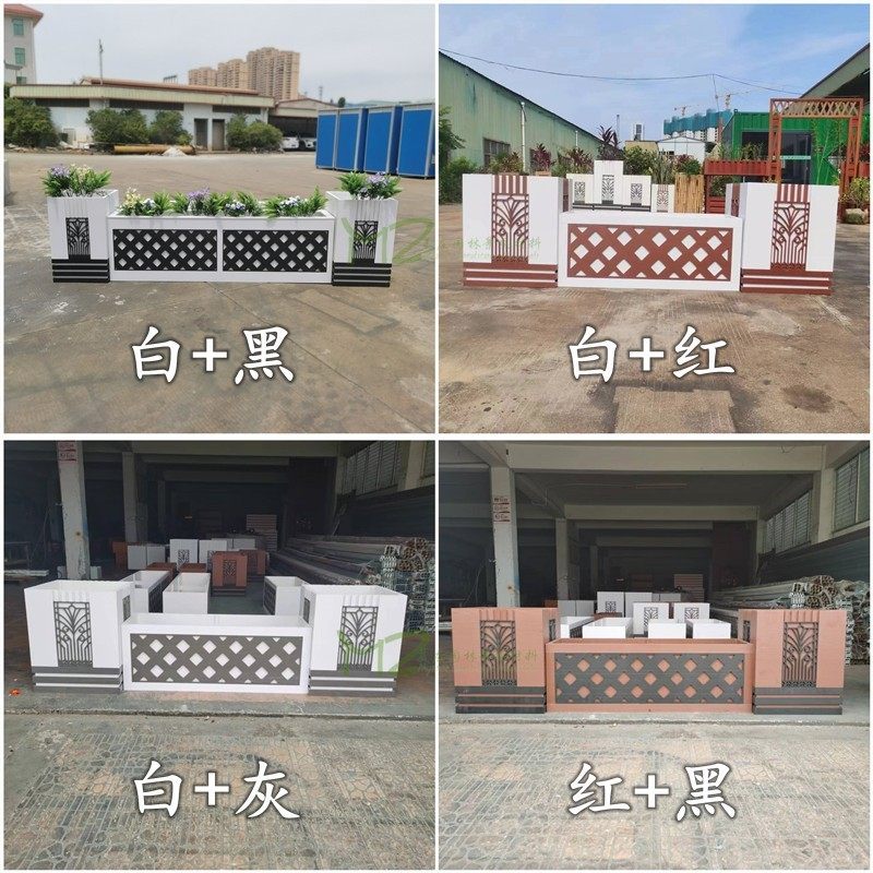PVC景观种植箱户外花箱防腐花盆创意花槽公园小区商业街隔离栅栏,鲜花速递/花卉仿真/绿植园艺,花盆,淘宝优惠券,粉丝福利购,淘宝优惠卷