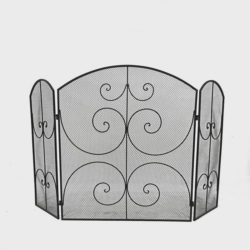 铁艺家用壁炉装饰壁炉围栏防护壁炉护栏网屏风隔断屏风火炉围