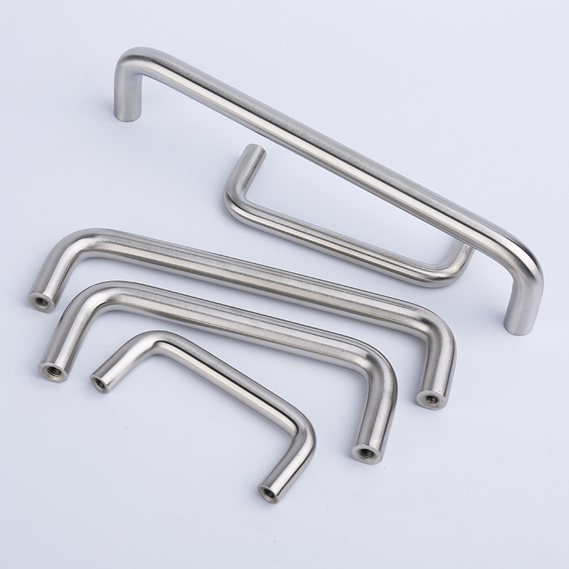 定制简约衣柜门拉手美式家具橱柜鞋柜欧式抽屉五金把手不锈钢拉手