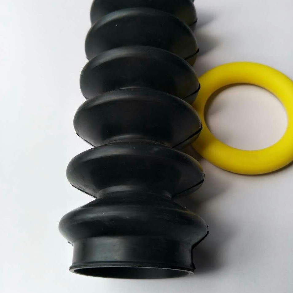 厂家定制橡胶波纹管硅胶波纹伸缩套管大口径螺纹护防尘橡胶线管