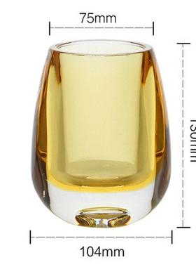 防摔简约现代pc北欧仿玻璃餐厅摆件花瓶彩色卫生间样板房茶几花瓶