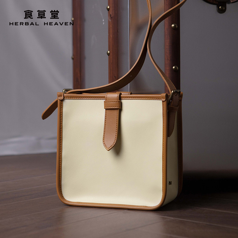 【直播专享】herbal heaven/食草堂包包邮差包单肩包zb-034