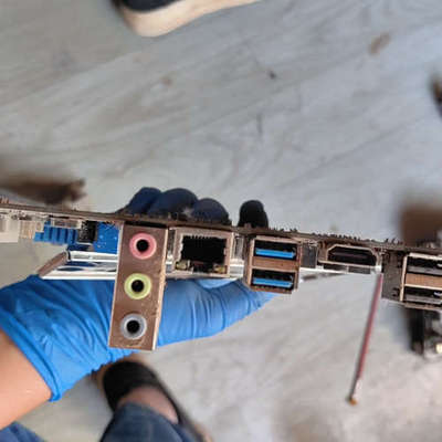 梅捷 战龙  H310M-VH+G5400CPU套装，带挡板