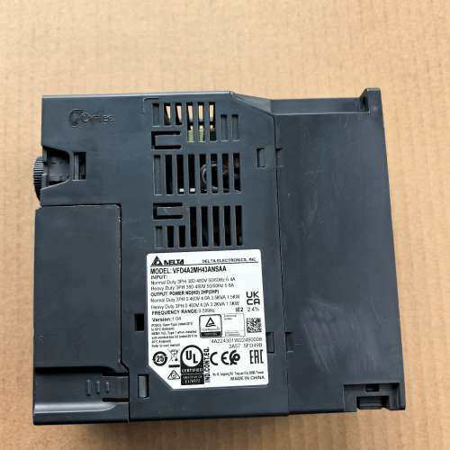 VFD4A2MH43ANSAA台达MH300系列变频器，1.