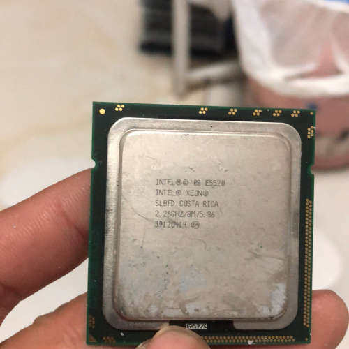 英特尔至强Xeon E5520 CPU 1366 四核2.2