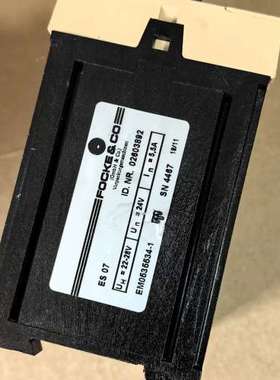 德国FOCKE&CO继电器 ES 07 Nr.750.17.