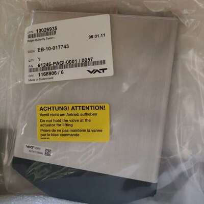全新VAT蝶阀61246-PAGI-0001/0057，全新