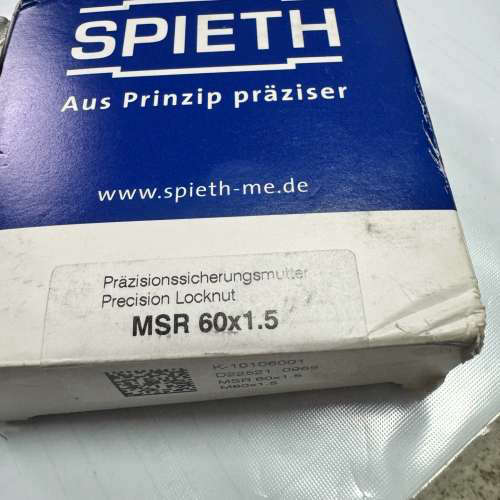 全新德国进口SPIETH锁母MSR 60×1.5