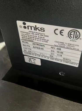 RPS mks AX7635-05 臭氧发生器 现货14台