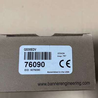 全新邦纳BANNER色标传感器 QS30EDV 订货号760