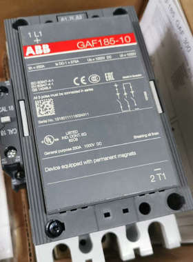 ABB接触器GAF185-10-11  1SFL497025