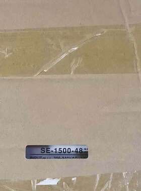 台湾明纬正品全新原装SE-1500-48