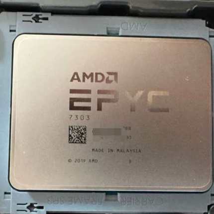 AMD 7303 正式版 CPU  16核32线程 主频2.