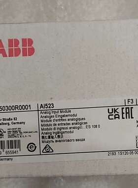 ABB模拟量输入模块 AI523；1SAP250300R00