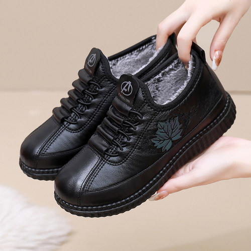 冬季新款保暖雪地靴加绒加厚棉靴