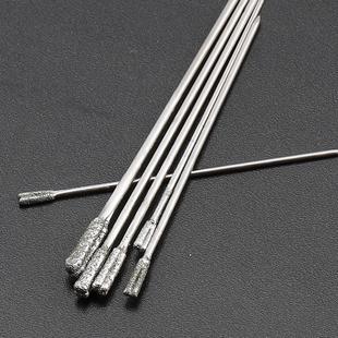 高速玉石打孔针琥珀蜜蜡松石翡翠玛瑙玉器石头金刚石钻孔钻头