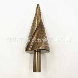 三角柄螺旋槽宝塔钻头 阶梯钻 台阶钻钢板铁板铝板开孔器钻孔4