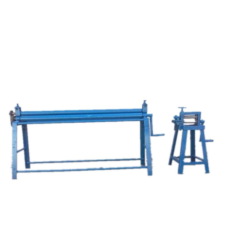 手动卷圆机铁皮保温压边机小型卷板机不锈钢电动滚圆机铝皮咬口机