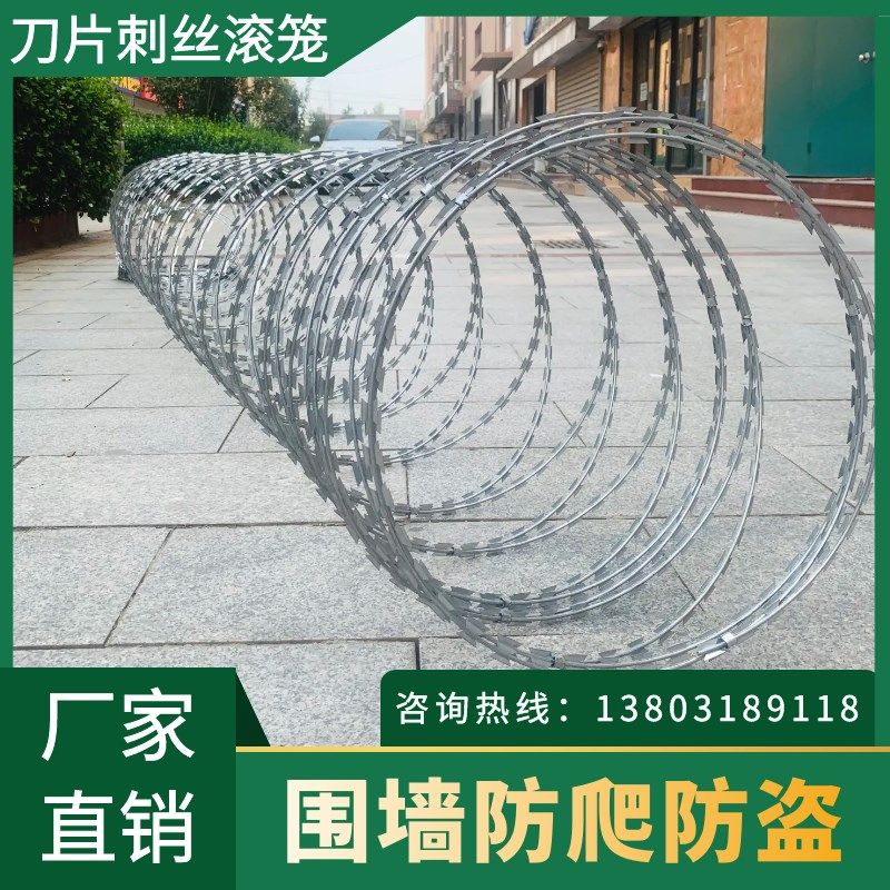 刀片刺绳不锈钢刺丝滚笼防盗防爬带刺铁丝网铁蒺藜围墙防爬刀刺网,个性定制/设计服务/DIY,明信片定制,淘宝优惠券,粉丝福利购,淘宝优惠卷