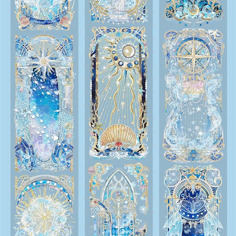 moodtape.海生塔罗人物原创手帐胶带咕卡贴纸pet和纸景物胶带文具,纺织面料/辅料/配套,其他纺织机械,淘宝优惠券,粉丝福利购,淘宝优惠卷