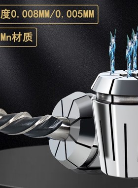 高精度走心机专用刀杆侧固式延长杆钻头防震加长杆内冷ER止水夹头